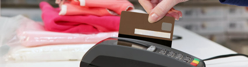 Credit card swipe machine